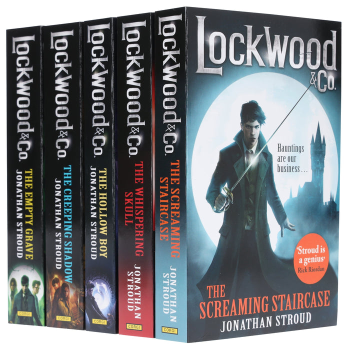 Lockwood & Co. by Jonathan Stroud Complete 5 Books Collection Set - Ages 9-11 - Paperback B2D DEALS Penguin Random House