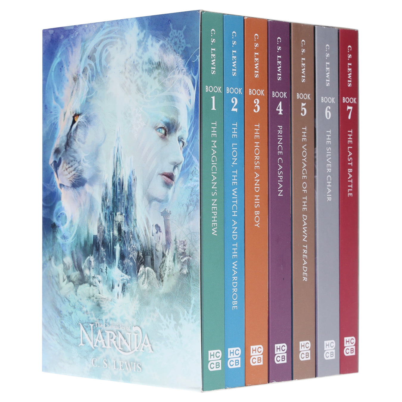 The Chronicles of Narnia 7 Books By C.S. Lewis - Ages 7-9 - Paperback B2D DEALS HarperCollins Publishers