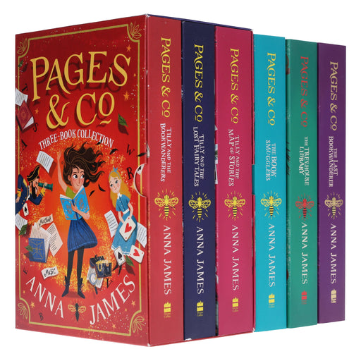 Pages & Co Series by Anna James 6 Books Collection Set - Age 9-14 - Paperback 9-14 HarperCollins Publishers