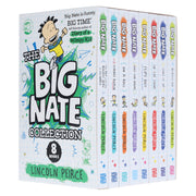 The Big Nate Collection Series by Lincoln Peirce 8 Books Box Set - Ages 9-14 - Paperback 9-14 HarperCollins Publishers