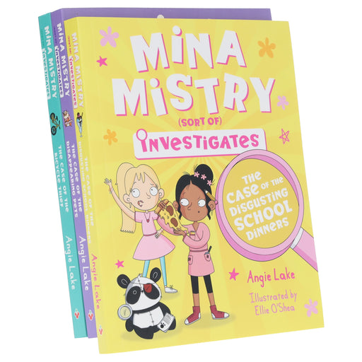 Mina Mistry Sort Of Investigates Series 3 Books Collection Set By Angie Lake - Ages 7-9 - Paperback 7-9 Sweet Cherry Publishing