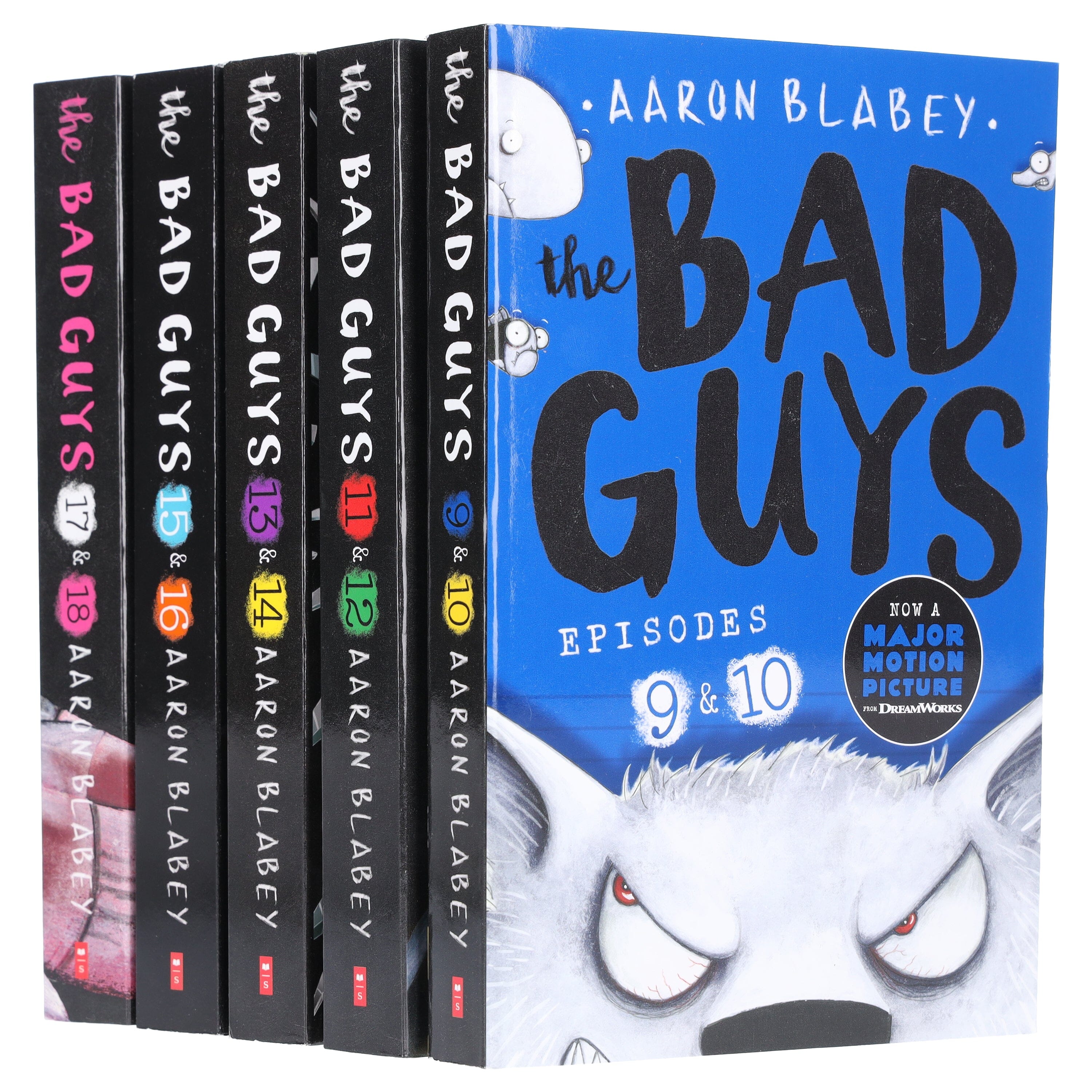 The Bad Guys Episodes 9-18 By Aaron Blabey 5 Books Collection Set