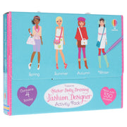 Usborne: Sticker Dolly Dressing Fashion Designer Activity Pack By Fiona Watt 4 Books Collection Box Set - Ages 7+ - Paperback 5-7 Usborne Publishing Ltd