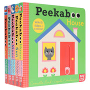 Peekaboo: House, Sun, Moon, Love & Car by Camilla Reid Illustrated 5 Books Collection Set - Ages 0-5 - Board Book 0-5 Nosy Crow Ltd