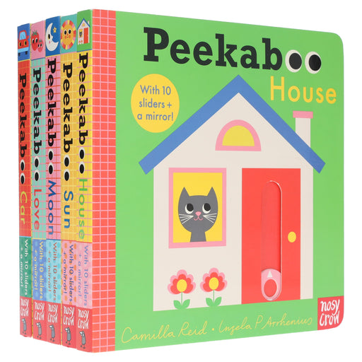 Peekaboo: House, Sun, Moon, Love & Car by Camilla Reid Illustrated 5 Books Collection Set - Ages 0-5 - Board Book 0-5 Nosy Crow Ltd