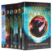A Tale of Redwall Series (Book 7-12) by Brian Jacques 6 Books Collection Set - Ages 9+ - Paperback 9-14 Penguin Random House
