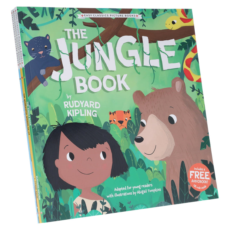 Easy Classics Collection Illustrated 3 Picture Books Set (Includes a Free Audiobook!) - Ages 3-5 - Paperback 3-5 Sweet Cherry Publishing