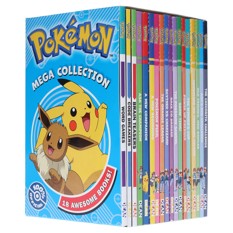 Pokemon Mega Collection 18 Books Box Set - Ages 5-8 - Paperback 5-7 HarperCollins Publishers