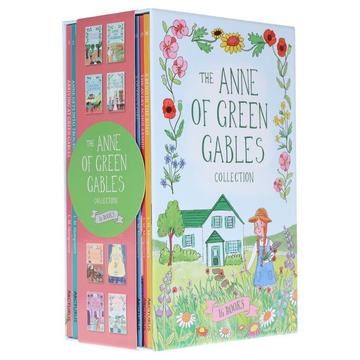 The Anne of Green Gables Collection by Samantha Newman Illustrated 16 Books Box Set - Ages 7-12 - Paperback 9-14 Arcturus Publishing Ltd