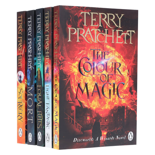 Discworld Series by Terry Pratchett: Book 1-5 Collection Set - Fiction - Paperback Fiction Penguin Random House