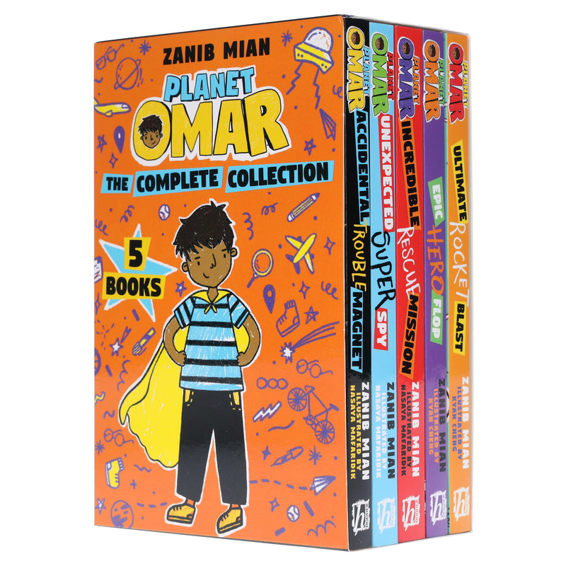 Planet Omar Series by Zanib Mian 5 Books Collection Box Set - Ages 9-11 - Paperback 9-14 Hachette