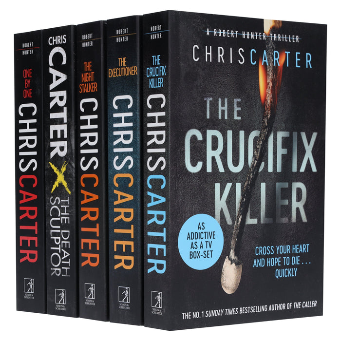 Robert Hunter Series Vol. 1-5 by Chris Carter 5 Books Collection Set - Fiction - Paperback Fiction Simon & Schuster