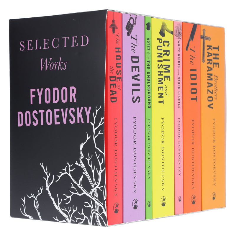 Selected Works of Fyodor Dostoevsky 7 Books Collection Box Set - Fiction - Paperback Fiction Classic Editions