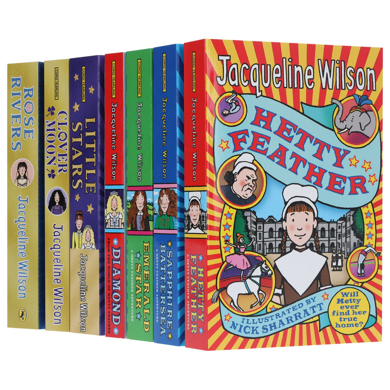 Hetty Feather Series by Jacqueline Wilson Illustrated 7 Books Collection Set - Ages 9-11 - Paperback 9-14 Penguin Random House