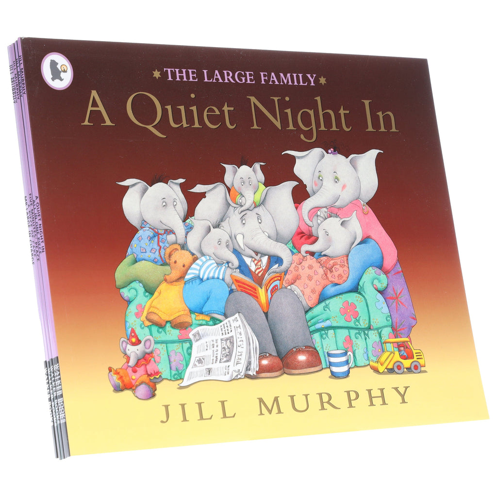 Large Family Series Jill Murphy 5 Picture Collection Set Ages 3+ Paperback