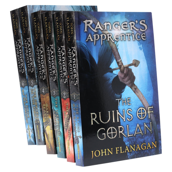 Rangers Apprentice Series (Book 1-6) By John Flanagan 6 Books Collection Set - Ages 9-11 - Paperback Young Adult Penguin Random House