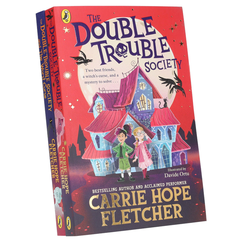 The Double Trouble Society Series by Carrie Hope Fletcher Illustrated 2 Books Collection Set - Ages 9-11 - Paperback 9-14 Penguin Random House