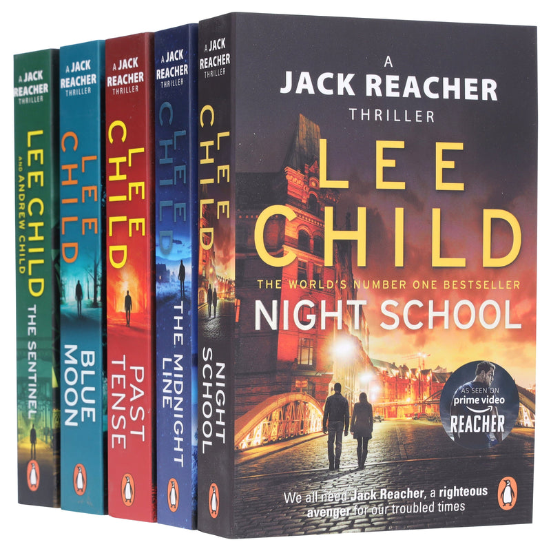 Jack Reacher Series by Lee Child: Books 21-25 Collection Set - Fiction - Paperback Fiction Penguin Random House
