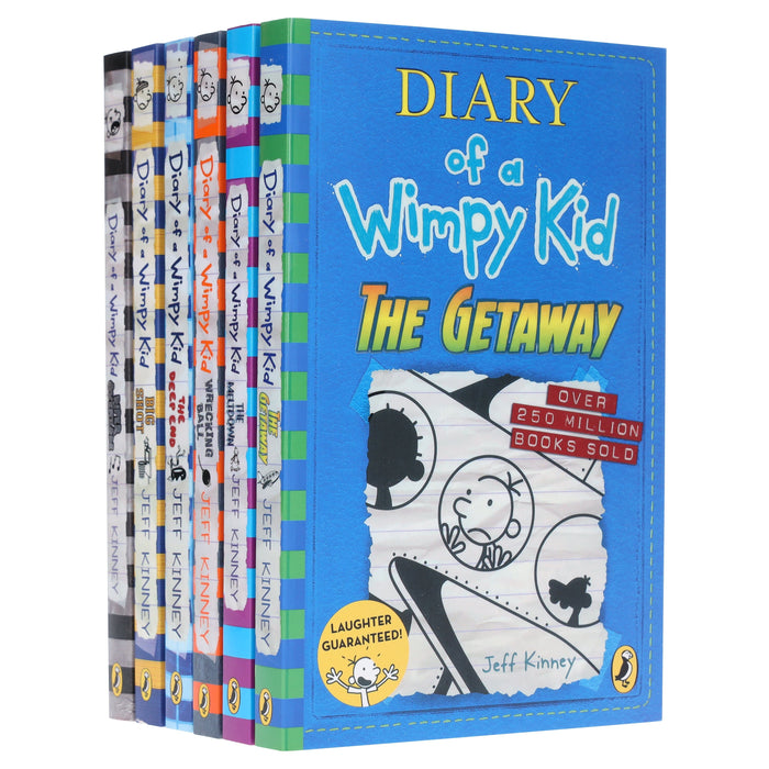 Diary of a Wimpy Kid (Book 12-17) by Jeff Kinney: 6 Books Collection Set - Ages 7+ - Paperback B2D DEALS Penguin Random House