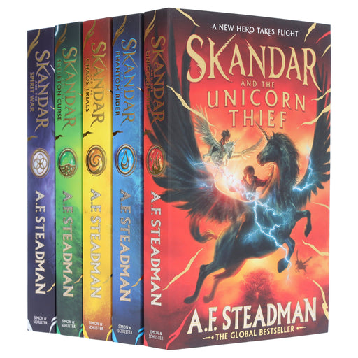 Skandar Series By A.F. Steadman 5 Books Collection Set - Ages 9-12 - Paperback 9-14 Simon & Schuster
