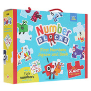 Numberblocks: First Numbers Jigsaw and Book: Learn to count with this Fun Numbers and Giant 36-piece jigsaw! - Ages 3+ - Board Book 3-5 Sweet Cherry Publishing