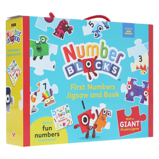 Numberblocks: First Numbers Jigsaw and Book: Learn to count with this Fun Numbers and Giant 36-piece jigsaw! - Ages 3+ - Board Book 3-5 Sweet Cherry Publishing