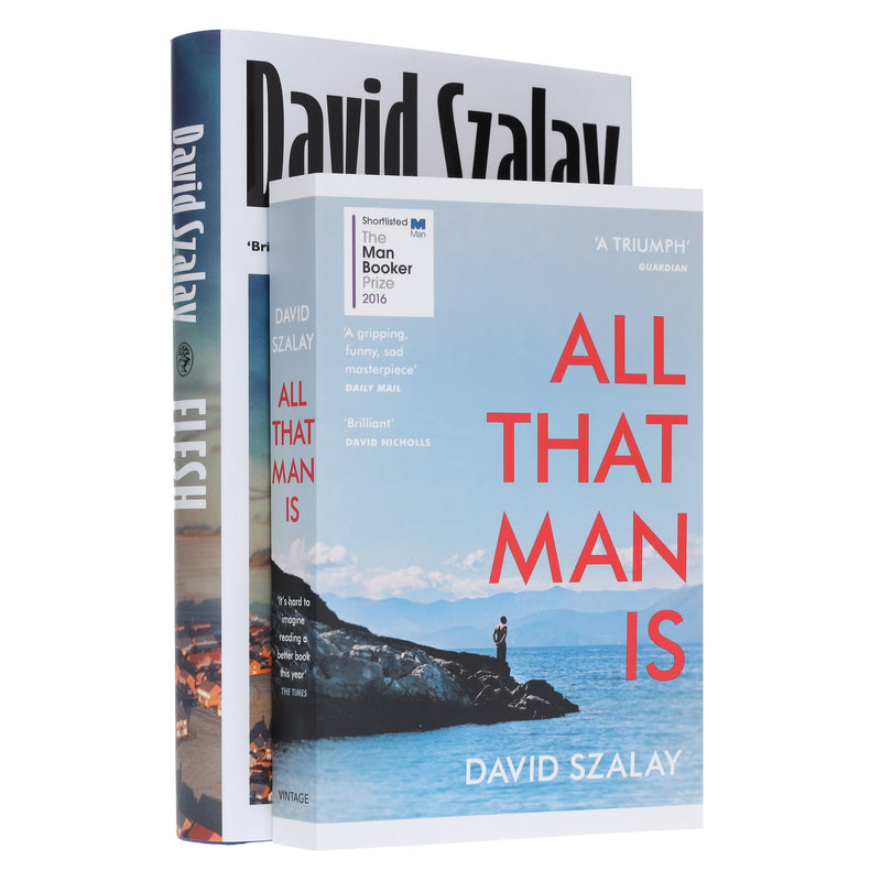 David Szalay Collection (All That Man Is & Flesh) 2 Books Set - Fiction - Paperback/Hardback Fiction Penguin Random House