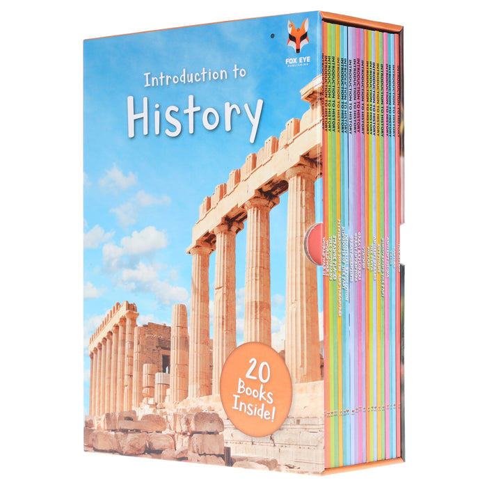 Introduction to History for Beginners Series (1&2) by Jasmine Brooke 20 Books Collection Box Set - Ages 7+ - Paperback 7-9 Fox Eye Publishing
