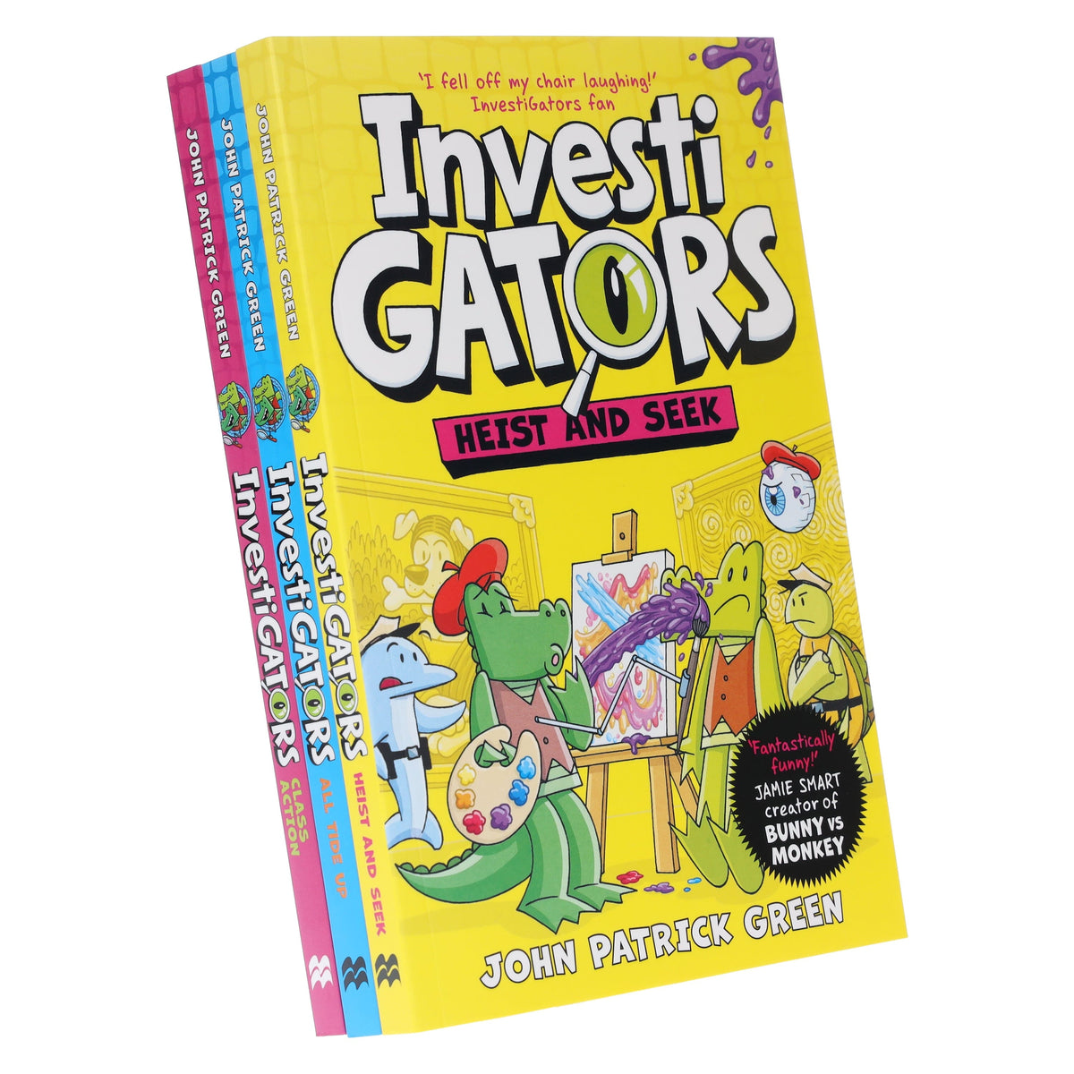 InvestiGators Series Books (6-8) by John Patrick Green 3 Books