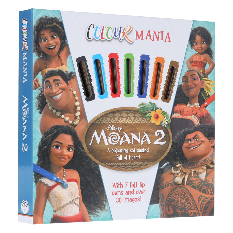 Disney Moana 2: Colourmania: A Colouring Set Packed Full of Heart! - Ages 4-6 - Paperback 3-5 Autumn Publishing