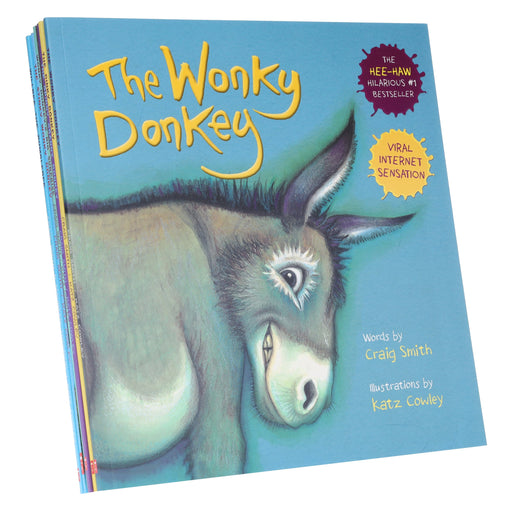 Wonky Donkey Series by Craig Smith & Maureen Thomson Illustrated 6 Books Collection Set - Ages 3+ - Paperback 3-5 Scholastic