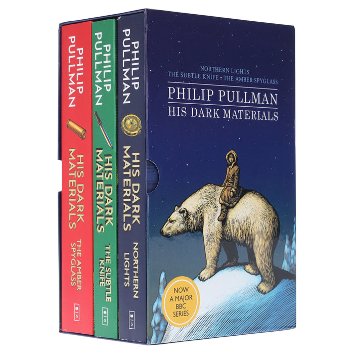 His Dark Materials trilogy by Philip Pullman (Northern Lights, Subtle Knife & Amber Spyglass) 3 Books Collection Box Set - Ages 11+ - Paperback 9-14 Scholastic