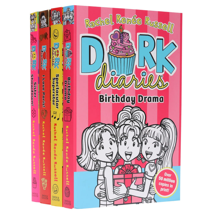 Dork Diaries Series (Vol. 13-16) By Rachel Renee Russell 4 Books Collection Set - Ages 9-11 - Paperback 9-14 Simon & Schuster