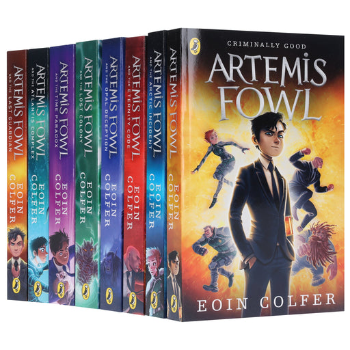 Artemis Fowl Series By Eoin Colfer Complete Collection 8 Books Set - Ages 9-16 - Paperback 9-14 Penguin Random House