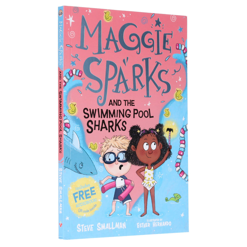 Maggie Sparks and the Swimming Pool Sharks (Maggie Sparks, Book 2) By Steve Smallman - Ages 5-7 - Paperback 5-7 Sweet Cherry Publishing