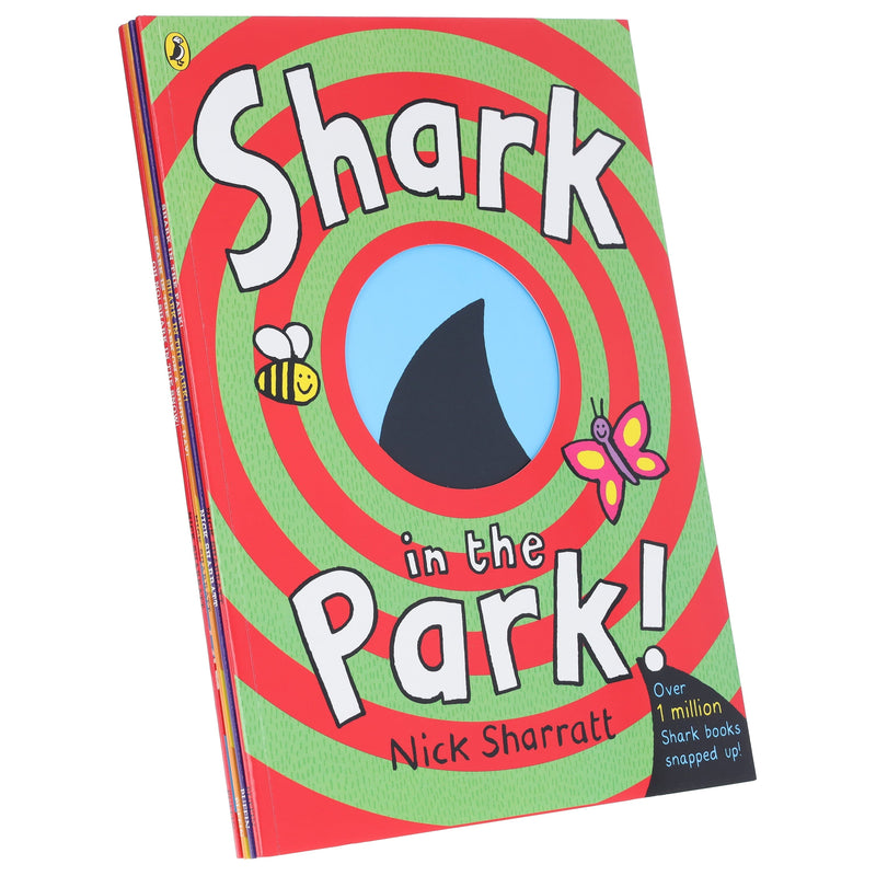 Shark In The Park Collection 4 Books SW Pack by Nick Sharratt Books2Door