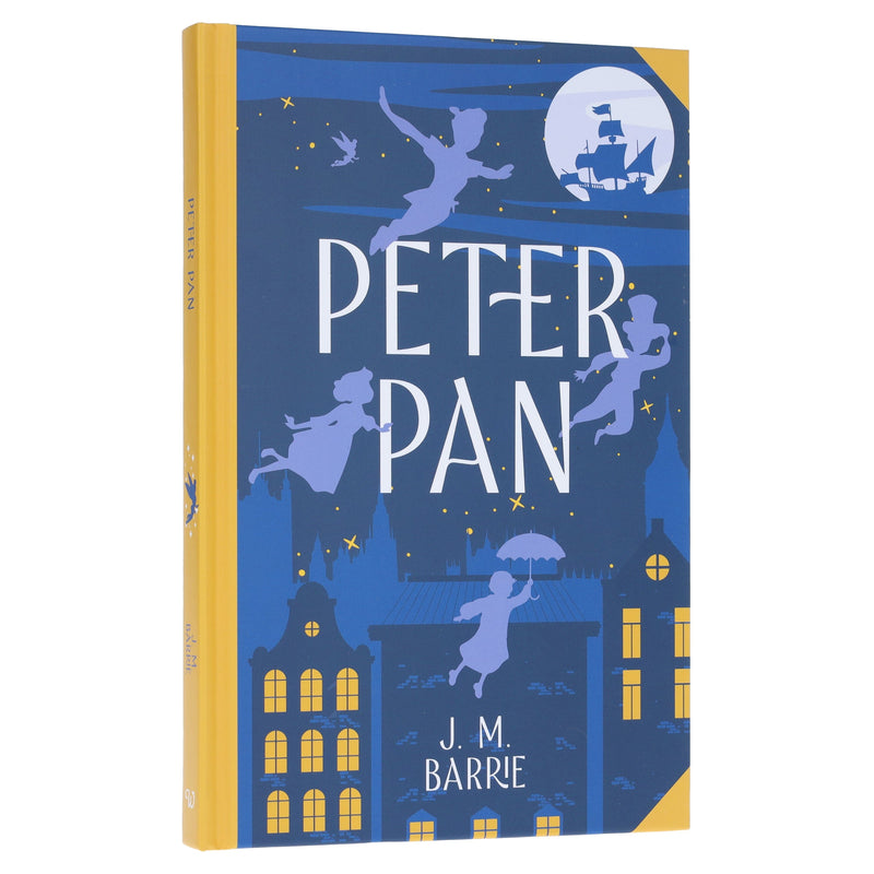 Peter Pan by J. M. Barrie - Fiction - Sprayed Edges Hardback Fiction Wilco Books