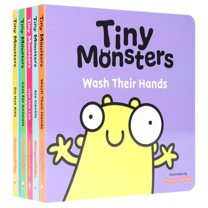 Big Emotions Tiny Monsters Manners & Behaviours Illustrated 5 Books Collection Set - Ages 3-5 - Board Book 0-5 Sweet Cherry Publishing