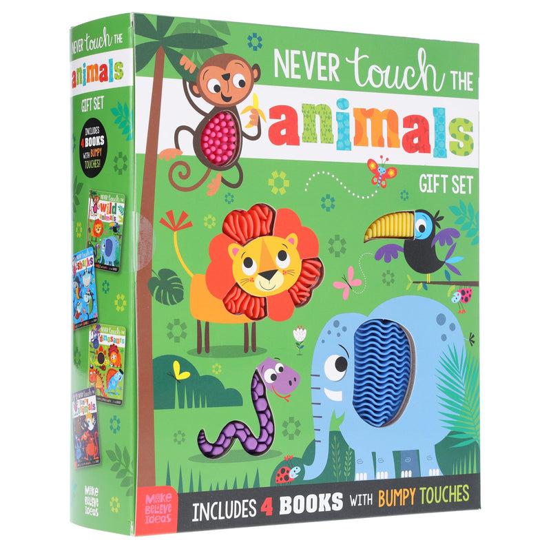 Never Touch The Animals Gift Set 4 Books Collection Box Set - Ages 1+ - Board Book 0-5 Make Believe Ideas
