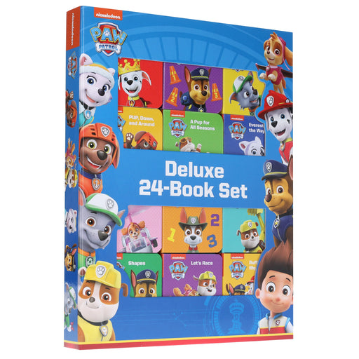 Nickelodeon PAW Patrol Chase, Skye, Marshall, and More! by PI Kids Deluxe 24-Book Set - Ages 0-6 - Board Book 0-5 P I Kids