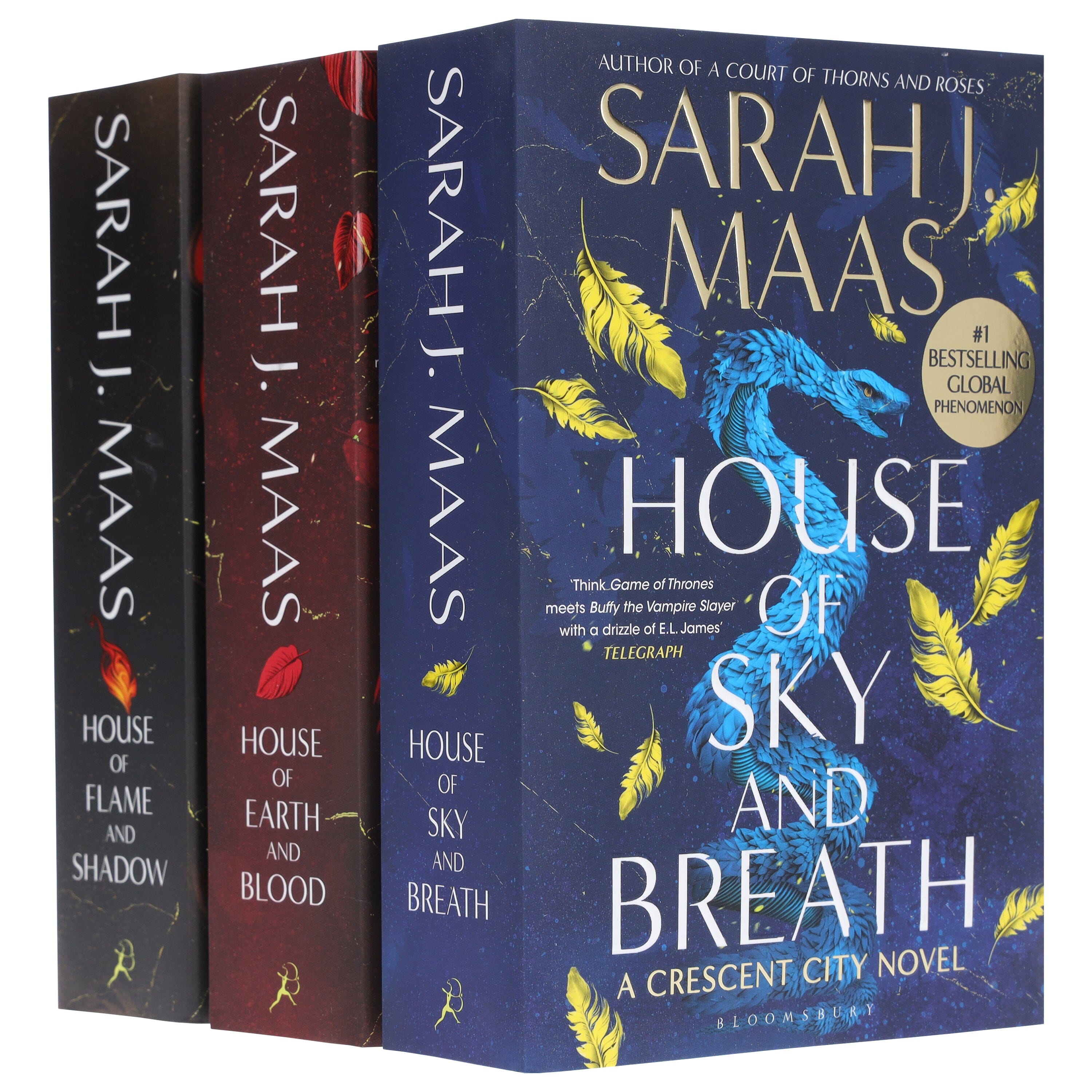 Crescent City Series by Sarah J. Maas 3 Books Collection Set