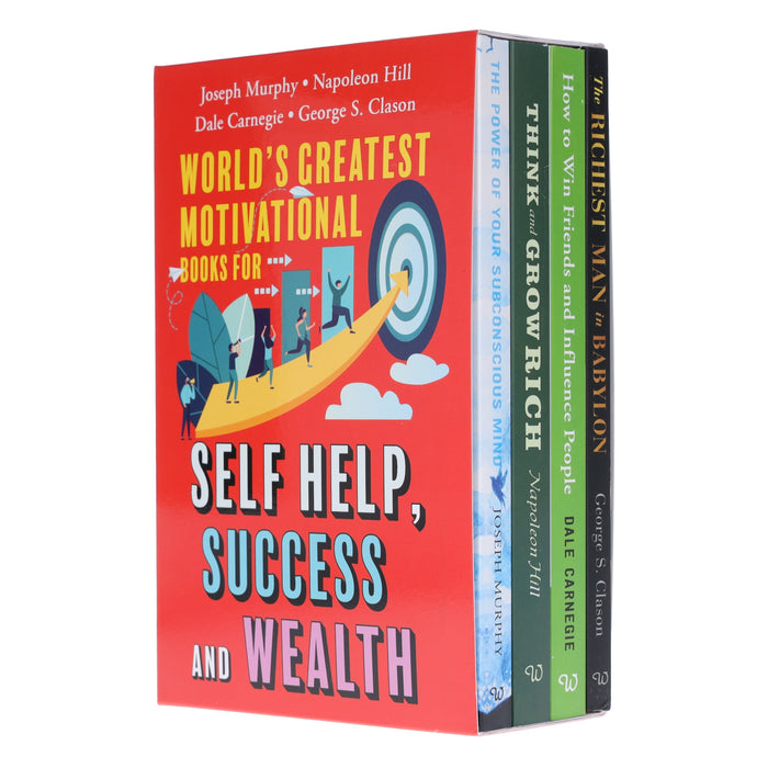 World’s Greatest Motivational Books For Self help, Success & Wealth 4 Books Collection Box Set - Non Fiction - Paperback Non-Fiction Wilco Books