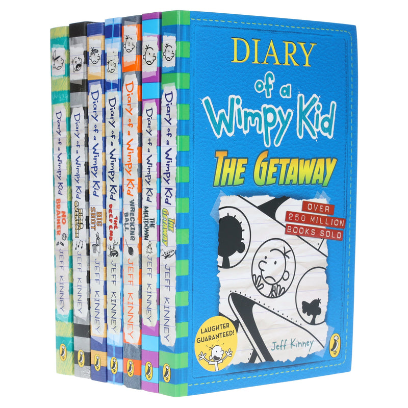 Diary of a Wimpy Kid (Book 12-18) By Jeff Kinney 7 Books Collection Set - Ages 7+ - Paperback 7-9 Penguin Random House Children's UK