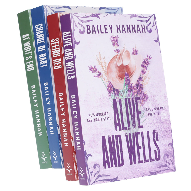 Wells Ranch Series by Bailey Hannah 4 Books Collection Set - Fiction - Paperback Fiction Hachette