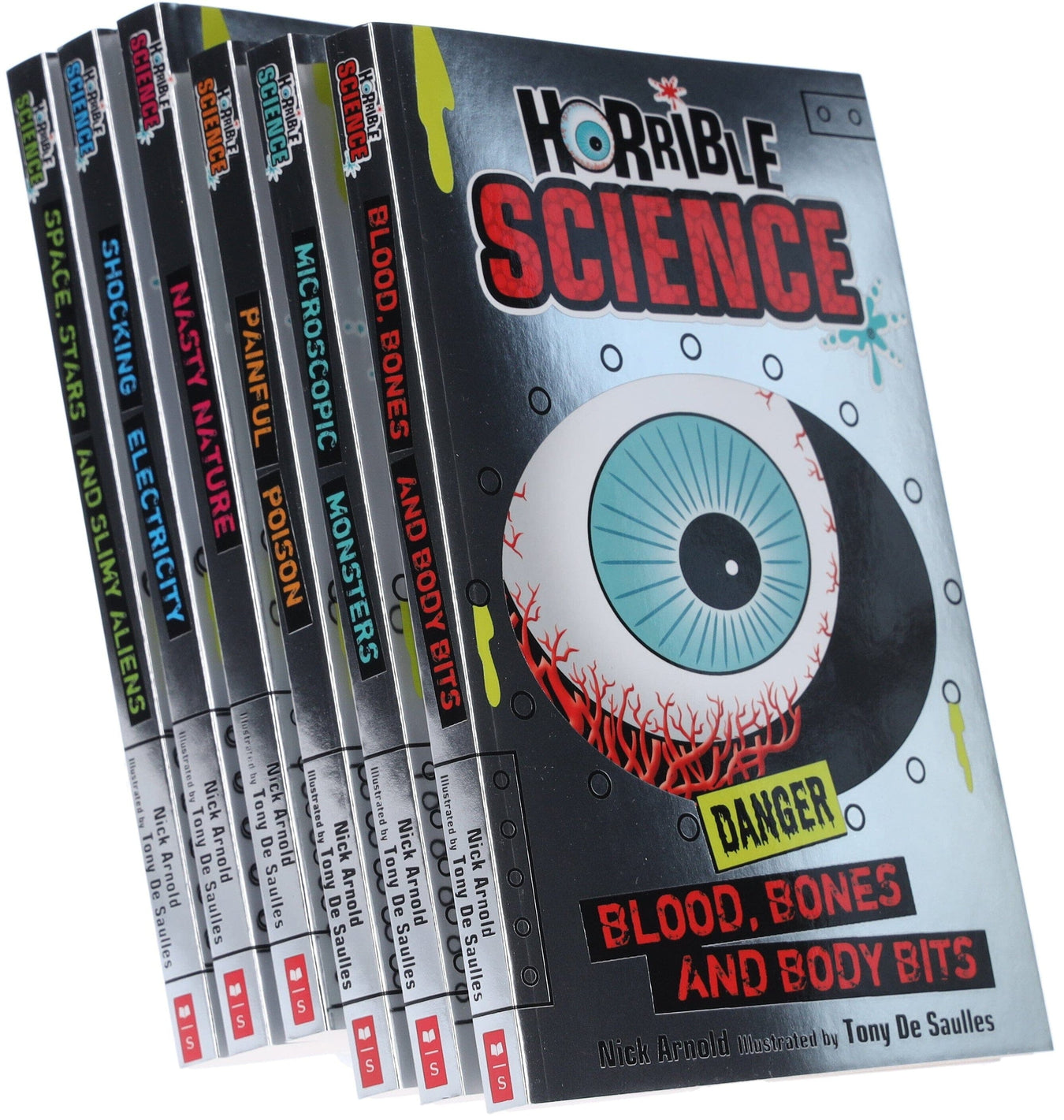 Horrible Science by Nick Arnold: 6 Books Collection Set - Ages 7-12 - Paperback 9-14 Scholastic