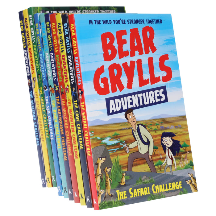 Bear Grylls Adventure Series 10 Books Collection Set - Ages 7-9 - Paperback 7-9 Bonnier Books Ltd