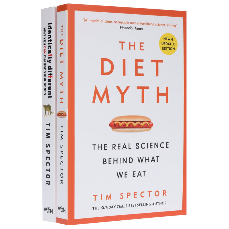 The Diet Myth & Identically Different: by Professor Tim Spector 2 Books Collection Set - Non Fiction - Paperback Non-Fiction Hachette