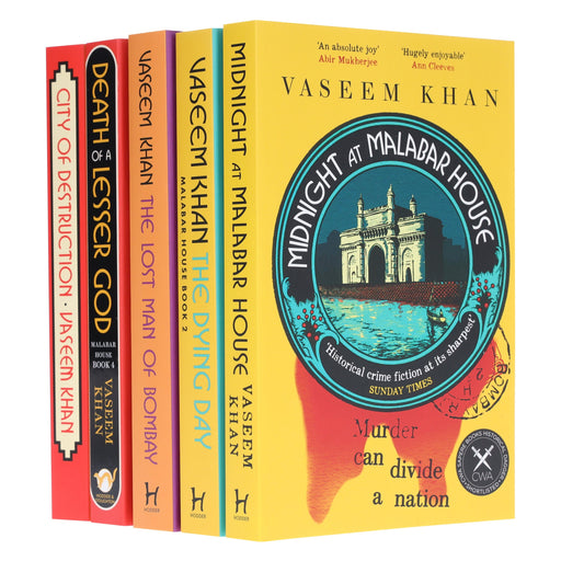 The Malabar House Series by Vaseem Khan 5 Books Collection Set - Fiction - Paperback Fiction Hachette