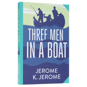 Three Men In A Boat by Jerome K. Jerome - Fiction - Sprayed edges Hardback Fiction Wilco Books