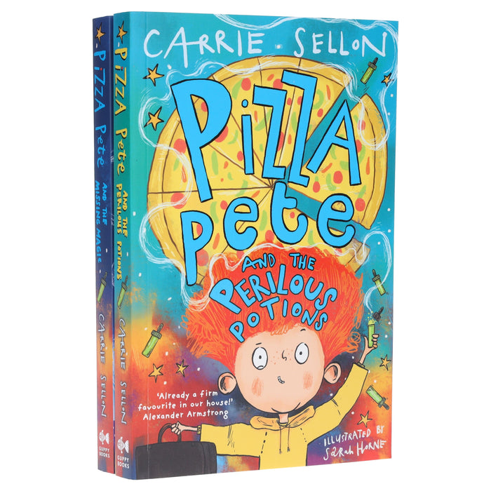 Pizza Pete Series By Carrie Sellon: 2 Books Collection Set - Ages 9-12 - Paperback 9-14 Guppy Books